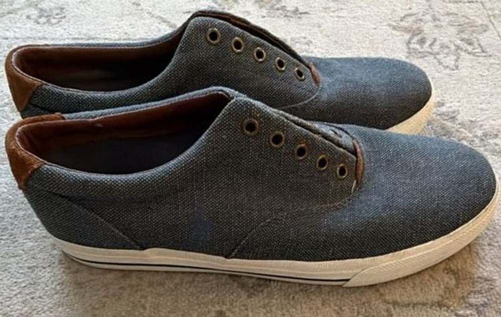 Polo Ralph Lauren Blue Denim Sneakers Size